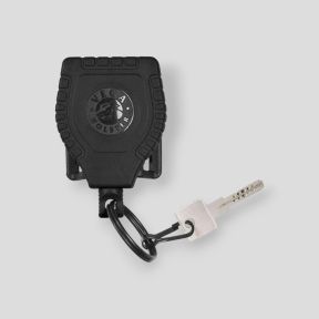 Brelok do kluczy z paskiem do pasa i systemem blokującym 8V31 - Czarny - Vega Holster