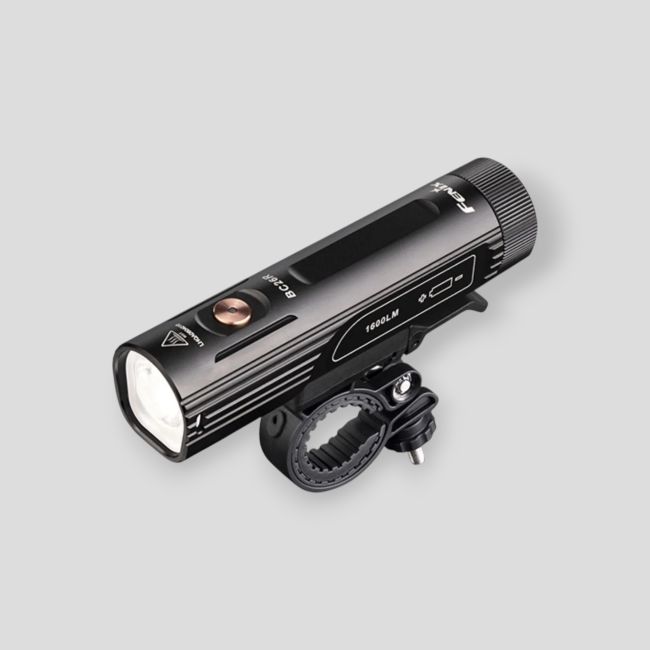 Akumulatorowa lampa rowerowa BC26R (1 600 lumenów) - Czarna - Fenix