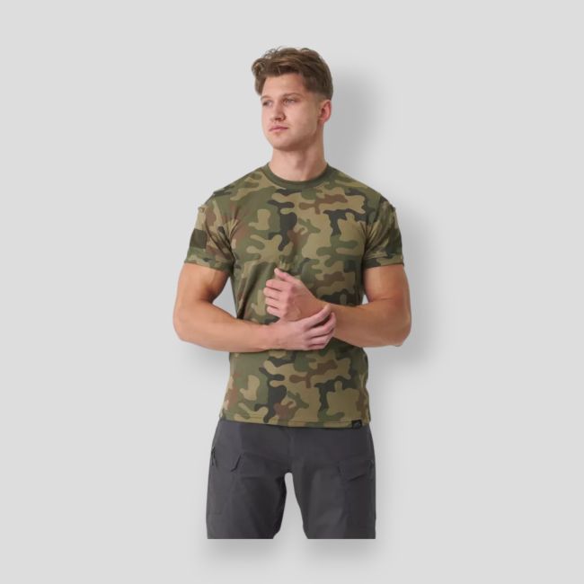 tactical t-shirt - topcool - pl woodland - helikon