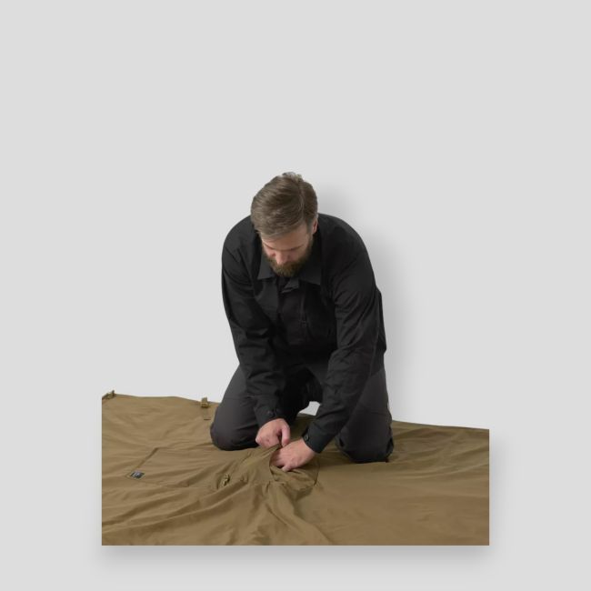 swagman roll poncho - coyote - helikon