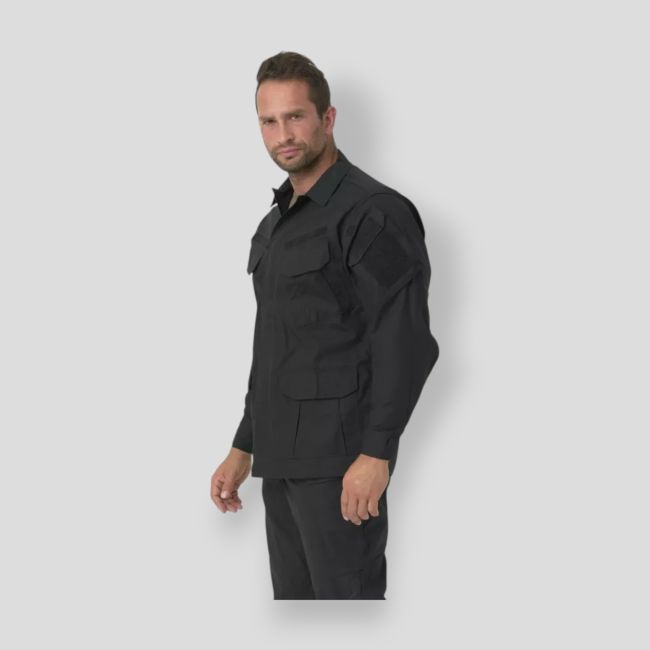 sfu next® shirt - polycotton ripstop - black - helikon