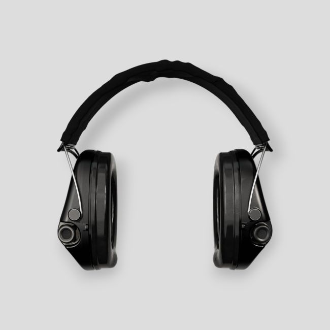 Słuchawki ochronne z czarną opaska materiałową Supreme Pro-X (SNR: 25dB) - Czarny - MSA Sordin