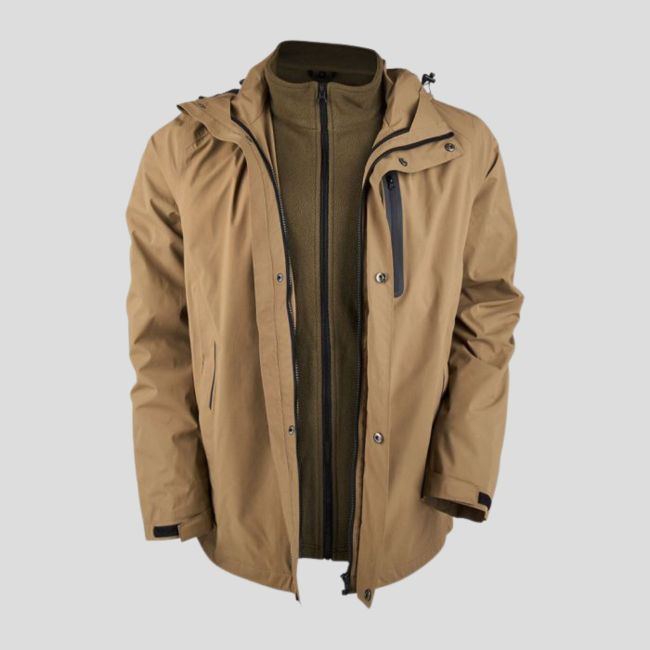 Veste imperméable Quiberon - Coyote - Ares