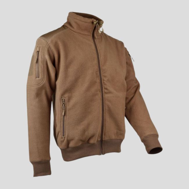 Fleecejacke - Coyote - Ares