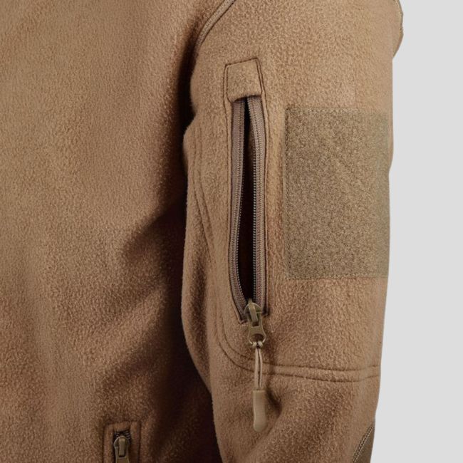 Fleecejacke - Coyote - Ares