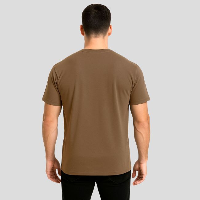 T-shirt Cooldry zeefbedruk Troupes de Marine - Coyote - OPEX