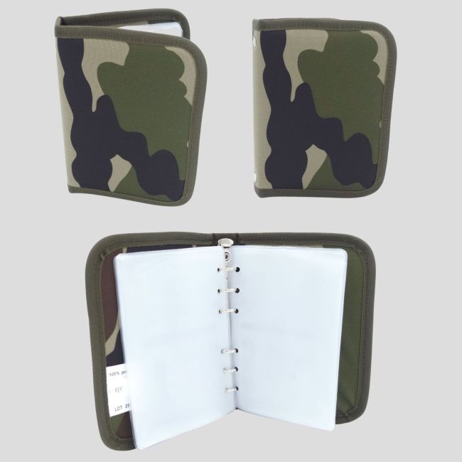 Classeur militaire A6 en polyester - Camo CE - OPEX