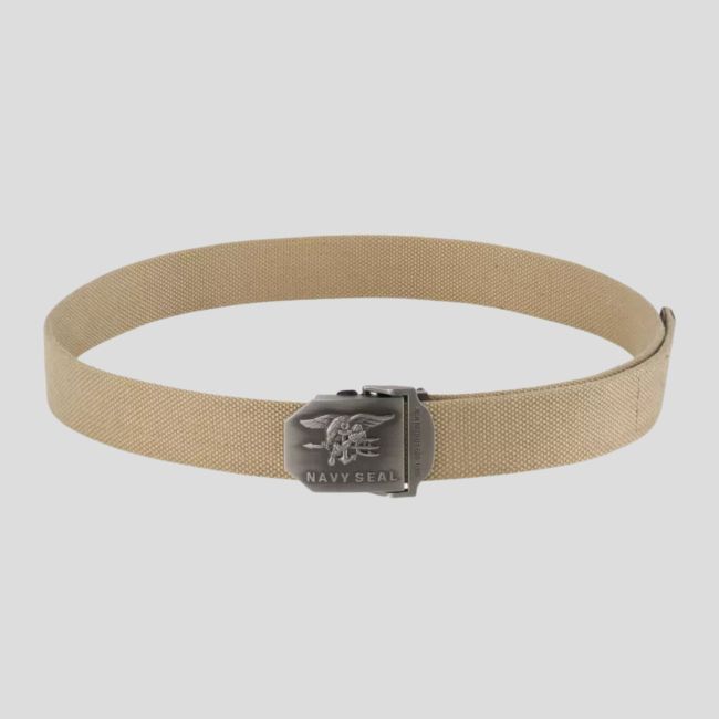 navy seal's belt polyester - khaki - helikon