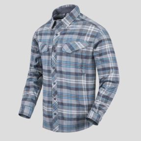 defender mk2 pilgrim shirt® - blue plaid - helikon