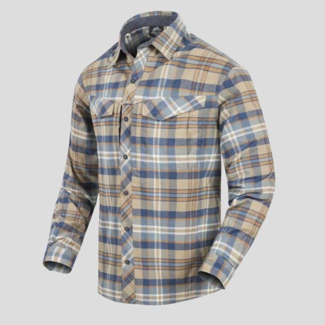 defender mk2 pilgrim shirt® - ginger plaid - helikon
