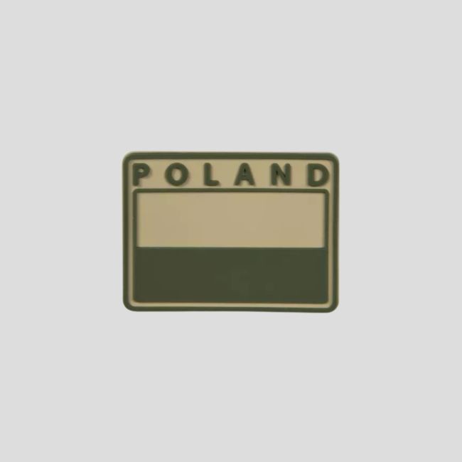 Dezentes Abzeichen der polnischen Flagge - Polen - Khaki - Helikon