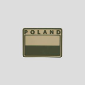 Écusson discret du drapeau polonais - pologne - Kaki - Helikon