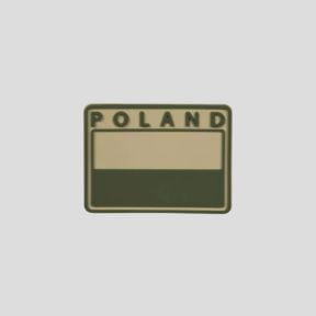 Écusson discret du drapeau polonais - pologne - Kaki - Helikon