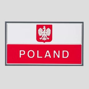 polish banner patch (90 x 50 mm) - pvc - true colors - helikon