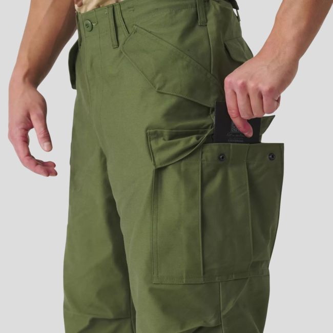 m65 trousers - nyco sateen - olive green - helikon
