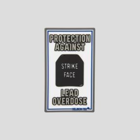 Patch "loodoverdosis" - Wit - Helikon