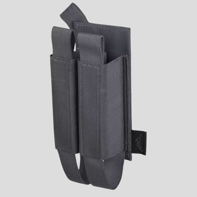 Pochette de chargeur double pour fusil - Polyester - Gris anthracite - Helikon