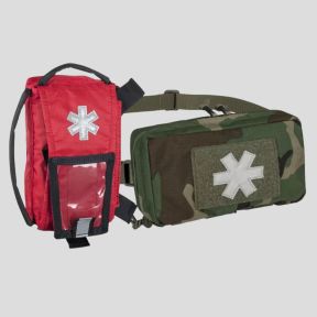 modular individual med kit pouch® - cordura® - us woodland - helikon