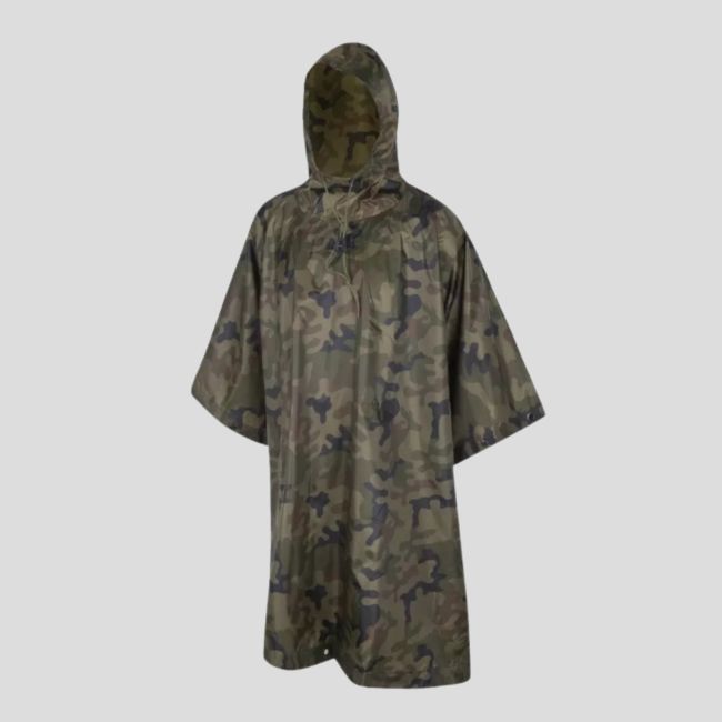 Poncho Amerikaans model - PL Woodland - Helikon