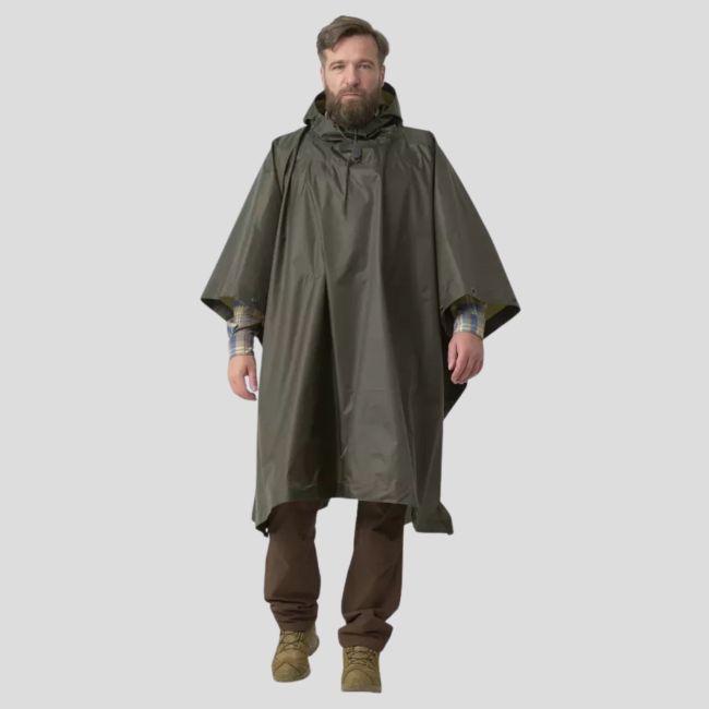 Poncho Amerikaans model - Taïga groen - Helikon