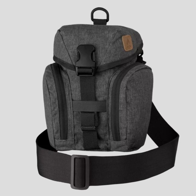 essential kitbag® - nylon polyester blend - melange black-grey - helikon