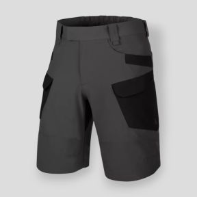 Tactische outdoorshort 11" - licht versastretch - Asgrijs | Zwart - Helikon