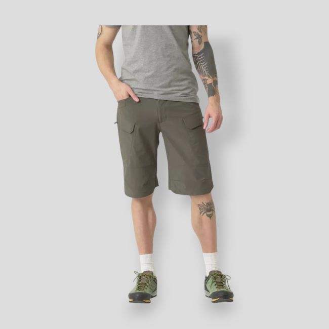 Szorty taktyczne outdoor 11" - lekki versastretch - Zielony tajga - Helikon