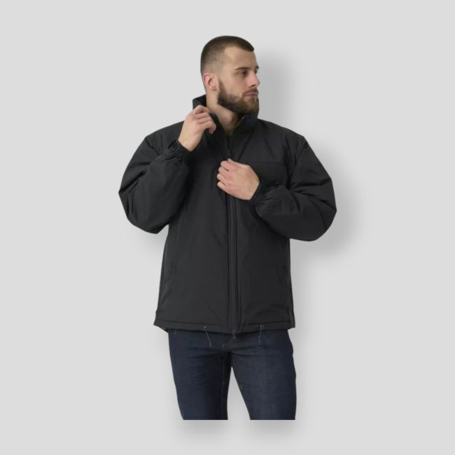 husky tactical winter jacket - climashield® apex 100g - black - helikon