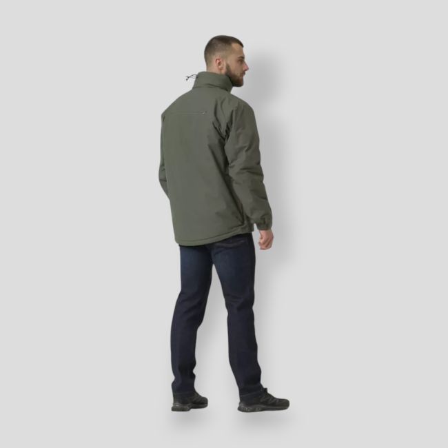 husky tactical winter jacket - climashield® apex 100g - alpha green - helikon