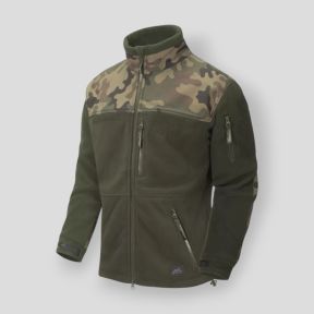 Poolse infanterie jas - Fleece - Olijfgroen/Pools - Helikon