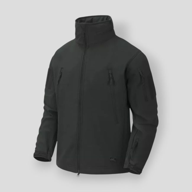 Gunfighter Jacke - Winddicht Shark Skin - Dschungelgrün - Helikon