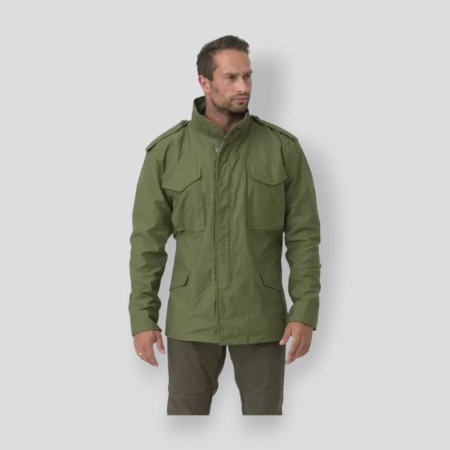 m65 jacket - nyco sateen - olive green - helikon