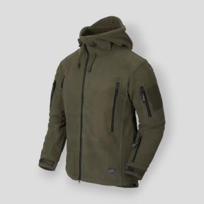 patriot jacket - double fleece - olive green - helikon