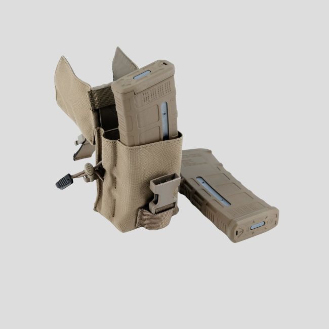 Houder voor 3 famas minimi magazijnen SMBE - Coyote - GK