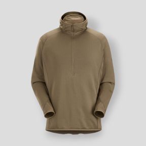 Sweat à capuche Delta AR 1/2 zip - Désert Crocodile - Arc'Teryx Pro