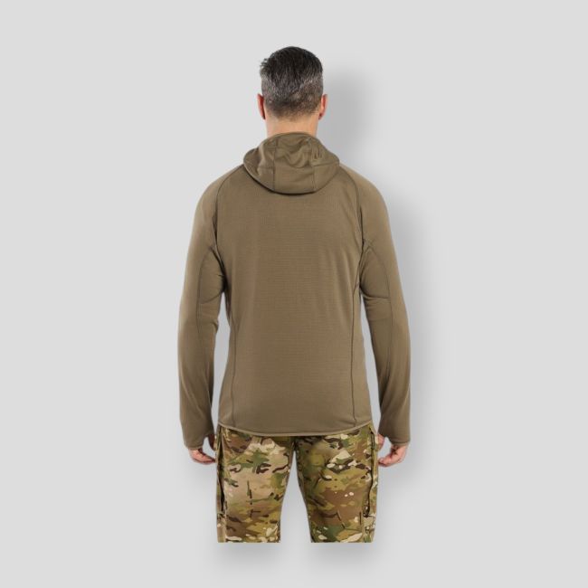 Sweat com capuz Delta AR 1/2 fecho - Deserto Crocodilo - Arc'Teryx Pro