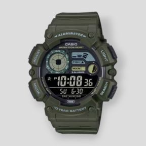 Zegarek WS-1500H-3BC - Zielony - Casio