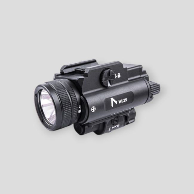 Torcia con puntatore laser per arma corta WL25 (1 200 lumen) - Verde - Nextorch