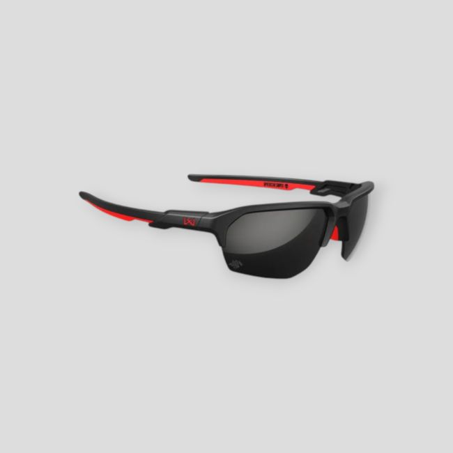 Ballistische beschermingsbril Jakl American Sniper (Black Mirror glas) - Zwart/Rood - Wiley X