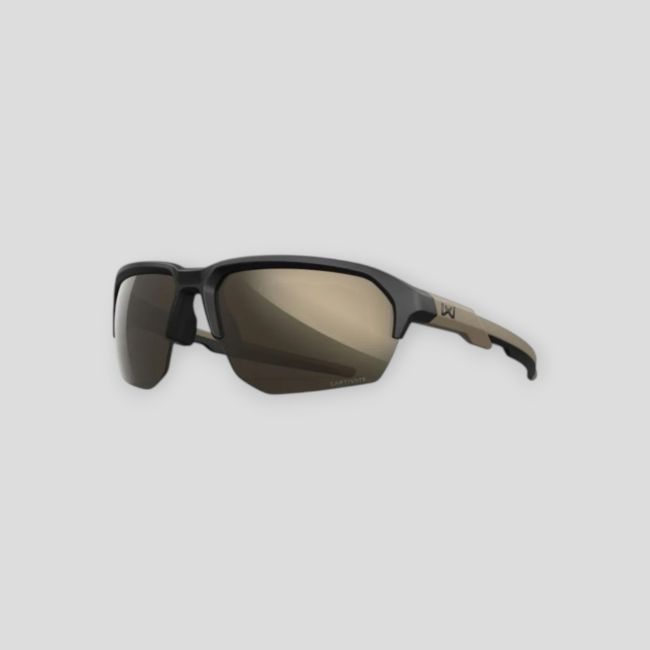 Ballistische Schutzbrille Jakl (Tungsten Mirror Glas) - Schwarz/Tan - Wiley X