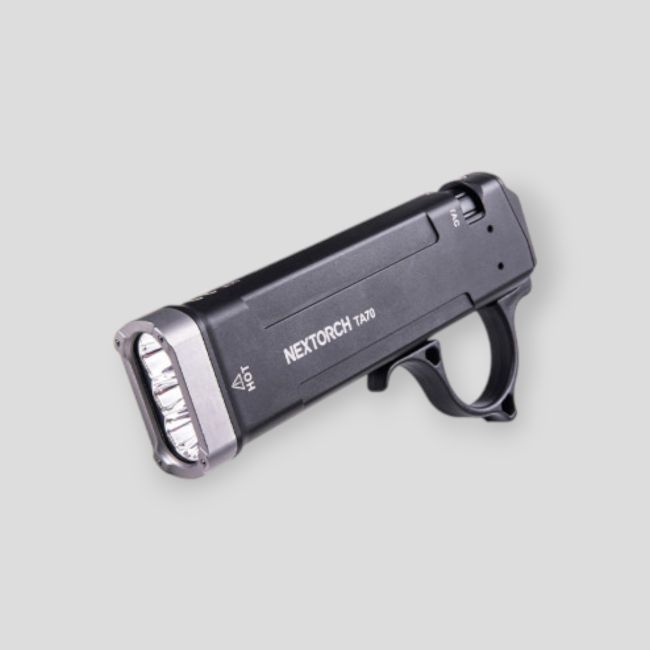 Torcia ricaricabile extra-piatta TA70 (3.500 lumen) - Nero - Nextorch