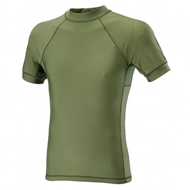 Tee-shirt manches courtes Lycra + Mesh Vert OD - Defcon 5