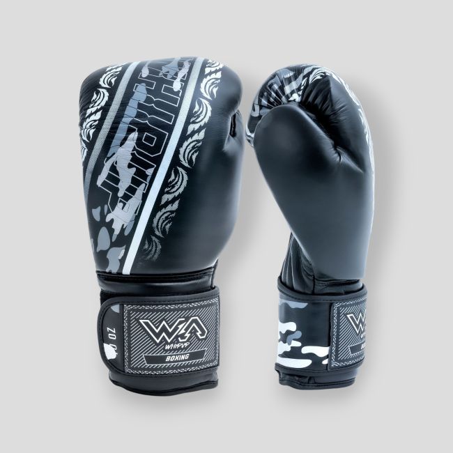 Gants de boxe en cuir Limited - Noir - Whipup