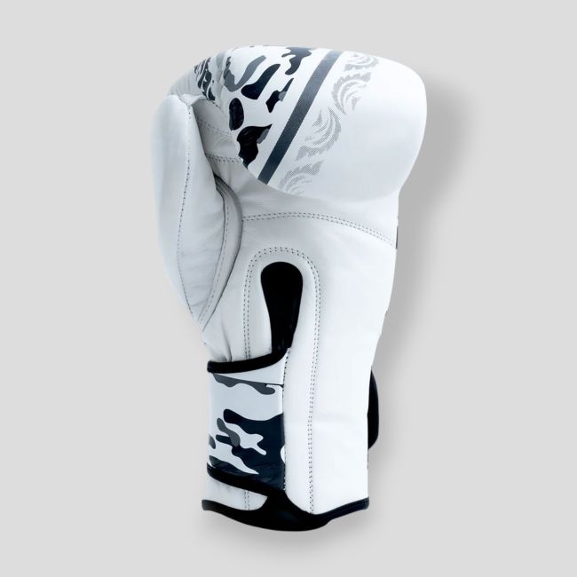 Guantes de boxeo de cuero Limited - Blanco - Whipup