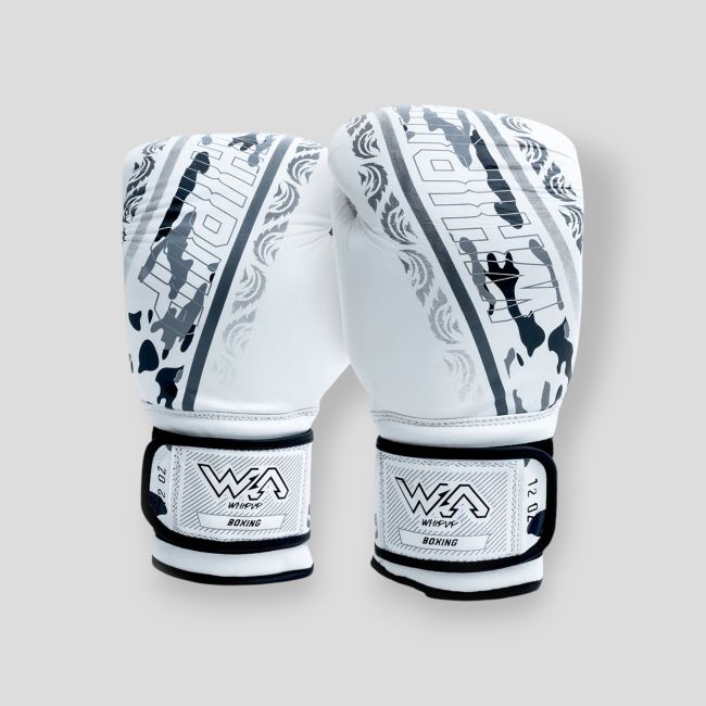 Boxhandschuhe aus Leder Limited - Weiß - Whipup