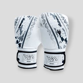 Boxhandschuhe aus Leder Limited - Weiß - Whipup
