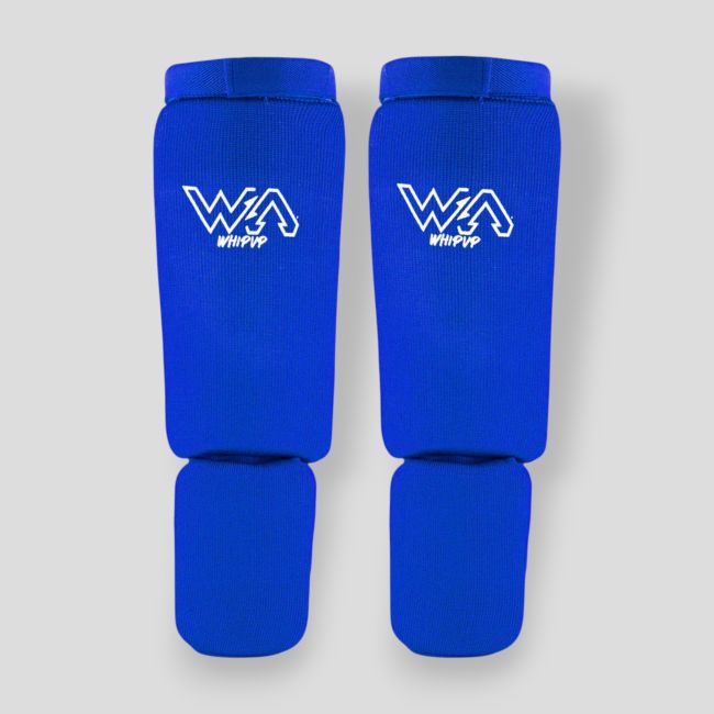 Espinilleras/protectores de pie de algodón Flama - Azul - Whipup