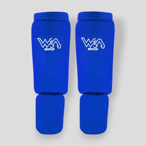 Voet-/scheenbeenbeschermers in katoen Flama - Blauw - Whipup