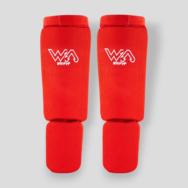 Protectores de pie/tibia en algodón Flama - Rojo - Whipup