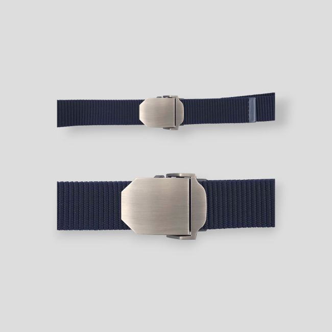 Cinto correia em nylon com fivela metal - Azul-Marinho - Patrol Equipement